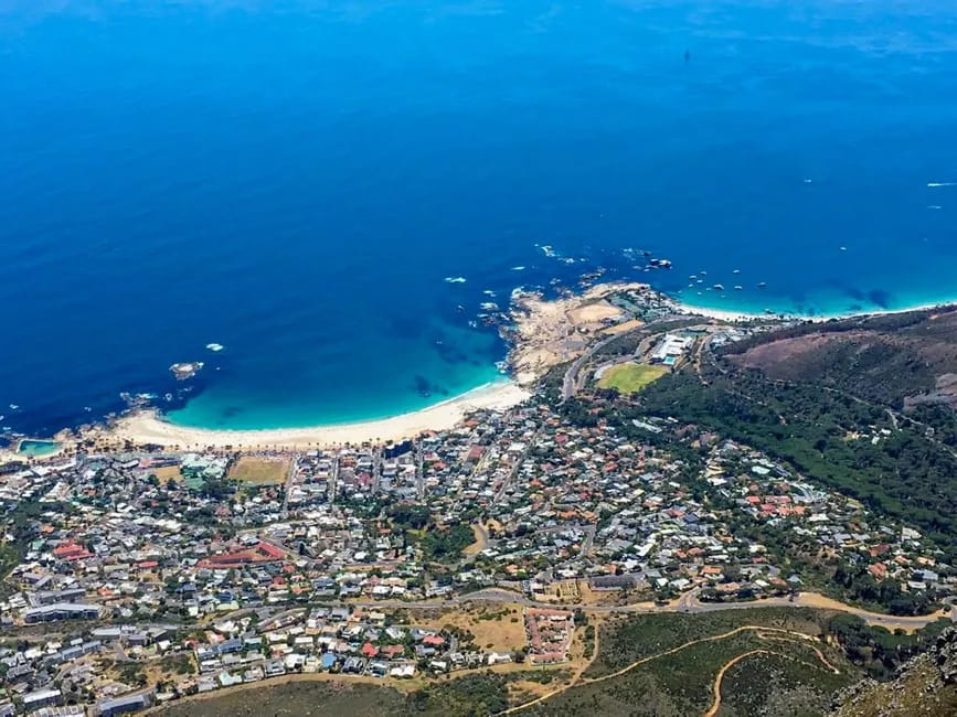 Imagem da vista da Table Montain em Cape Town