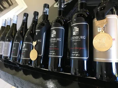 Garrafas de vinho Oldbenburg em Stellenbosch