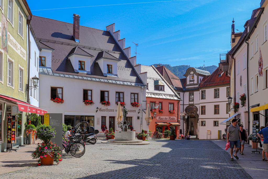 Centro da cidade de Fussen