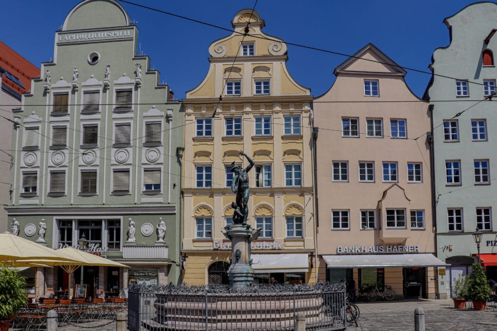 Centro da cidade de Augsburg