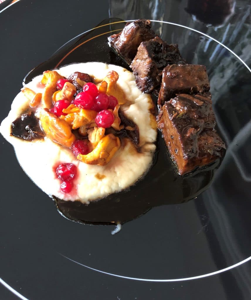 vitela com purê restaurante Mittermeier