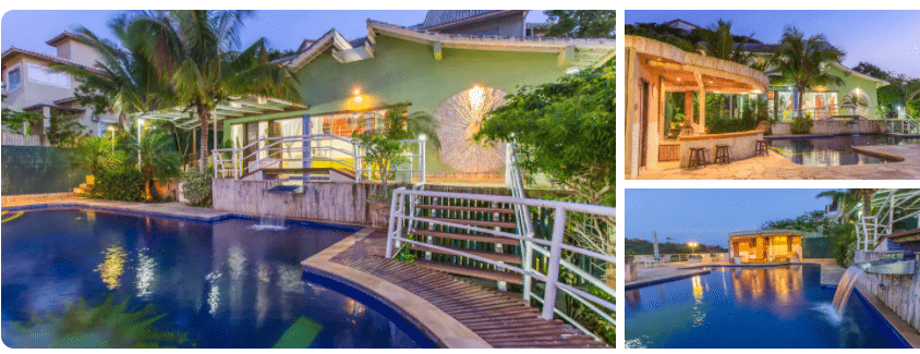 Piscina de casa com piscina para alugar em Búzios