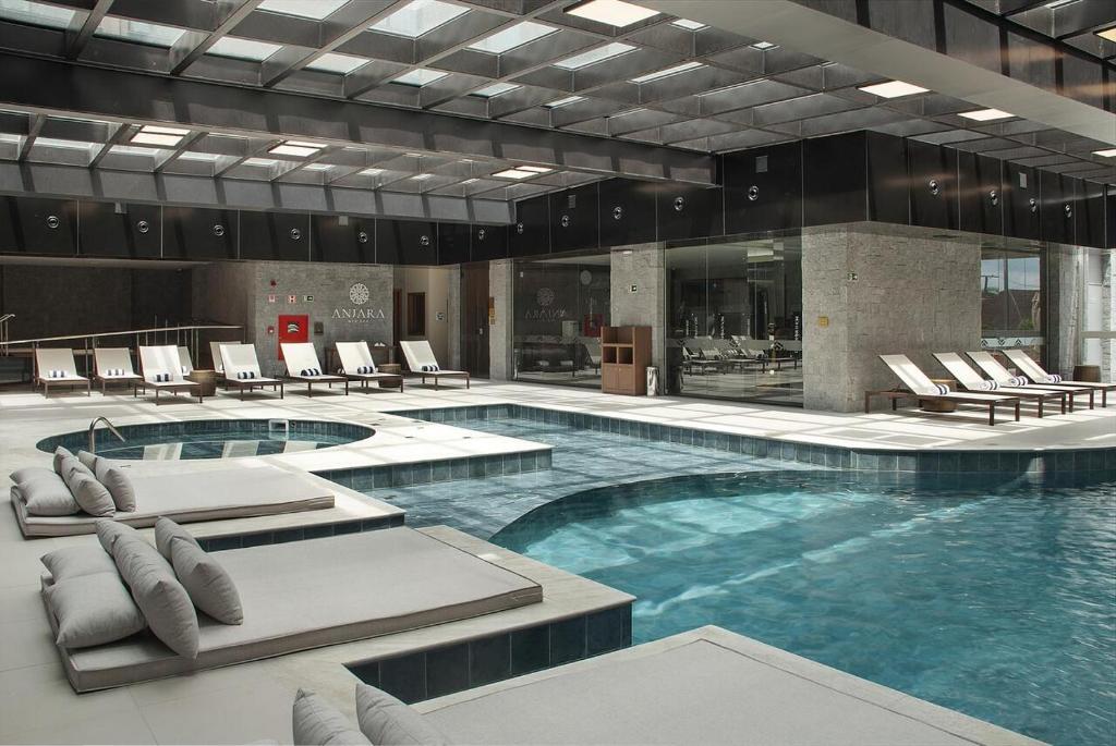 Piscina de hotel em Gramado