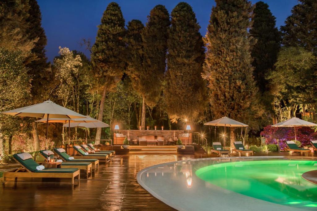 Piscina de hotel em Gramado
