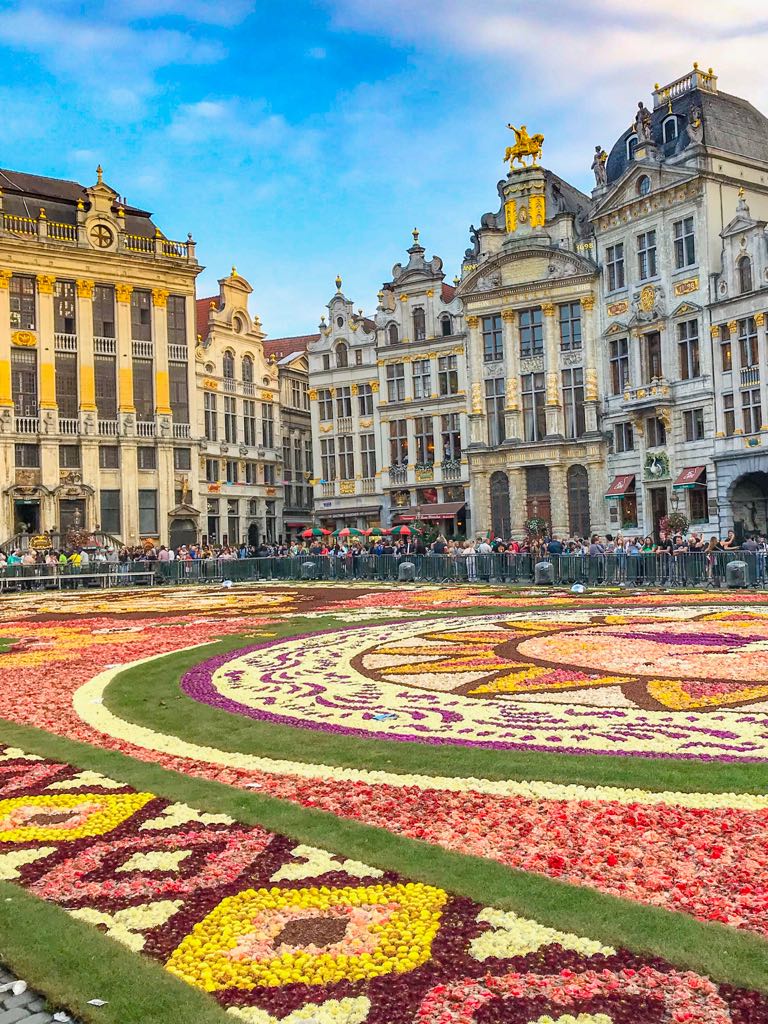 Tapete de flores em Bruxelas