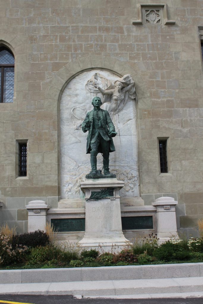 Estátua do major Davel - Château Saint-Maire - Lausanne