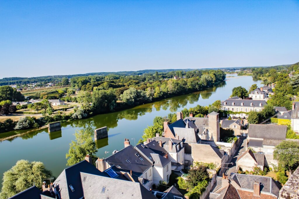 Vista do castelo de Amboise Vale do Loire - Foto: Fernando Cravos